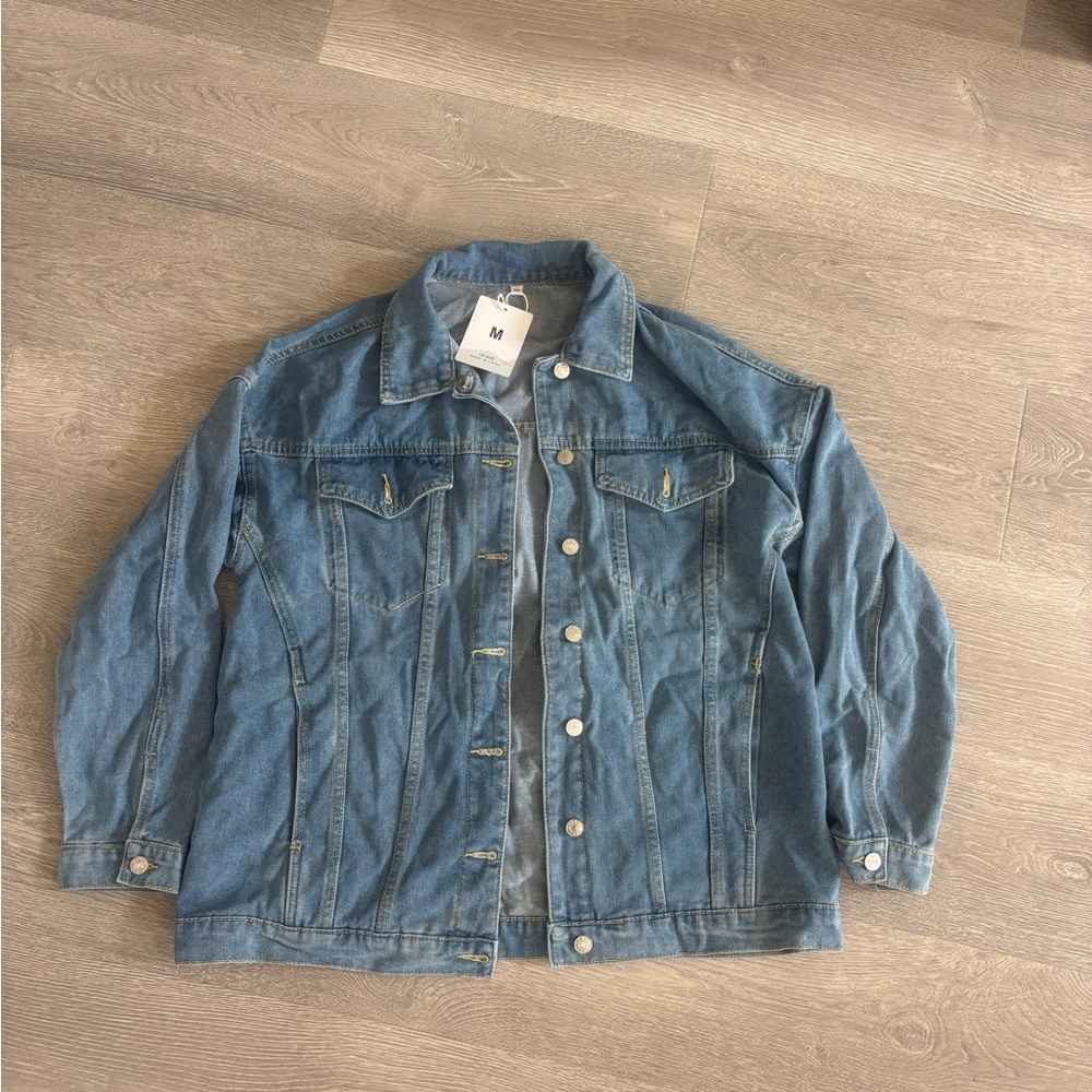 Oversized Blue Denim Jacket